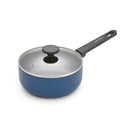 Morphy Richards 3 Piece Recycled Aluminium Saucepan Set - Blue