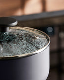 Morphy Richards 3 Piece Recycled Aluminium Saucepan Set - Grey