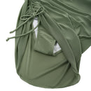 Tummy Control One-Piece Swimsuit Khaki Green