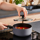 Morphy Richards 5 Piece Recycled Aluminium Saucepan Set - Grey