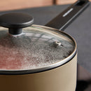 Morphy Richards 5 Piece Recycled Aluminium Saucepan Set - Cream