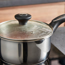 Morphy Richards 5 Piece Pouring Spout Stainless Steel Pan Set