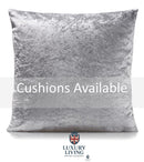 Crushed Velvet Lined Ring Top Curtains