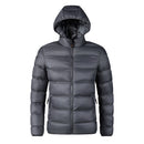 Lightweight Hooded Padded Jacket - Grey