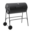 Outdoor Garden Charcoal Smoker BBQ Grill With Wheels