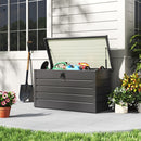 Garden Sanctuary 350L Metal Outdoor Garden Storage Box Lockable