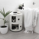 Lifeideas 2-Tier Compact Cylindrical Drawer Storage Unit