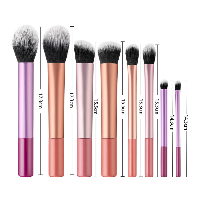 Livingandhome Set of 8 Professional Makeup Brush Tools