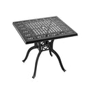 Breeins Black 3-Piece Cast Aluminum Outdoor Dining Set With Cushions