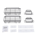 Lifeideas 4-Piece No Drill Shower Caddy Set with Wall Stickers