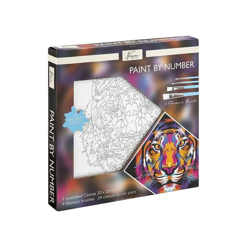 Paint By Numbers Tiger