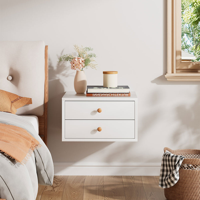 Livingandhome Wall Mounted Bedside Table