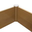 Breeins Plastic Wood-Grain Raised Garden Bed Planter
