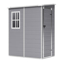 Livingandhome Outdoor Plastic Storage Shed