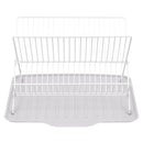 Lifeideas 2-Tier Foldable Countertop Dish Drying Rack with Drip Tray