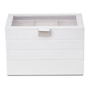 Sheonly 4-Tier Jewellery Storage Box with Transparent Lid