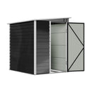 Breeins 4 X 6FT Outdoor Metal Pent Roof Garden Storage Shed