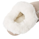 Anti-Slip & Warm Slippers - 7.5UK - Black, Khaki Or Grey
