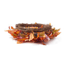 Artificial Pumpkin Maple Leaf Wreath