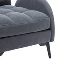 Livingandhome Armchair and Ottoman Recliner Set