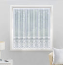 Brazil Heavy Base Lace Net Cut Panel - White