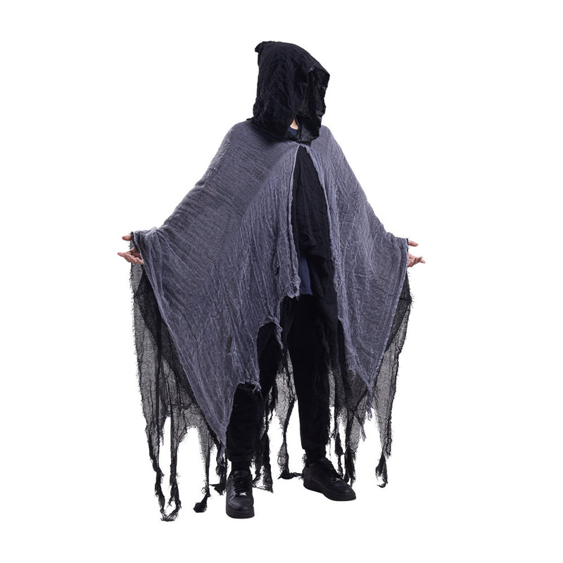Spooky Skeleton Cloak Halloween Outfit