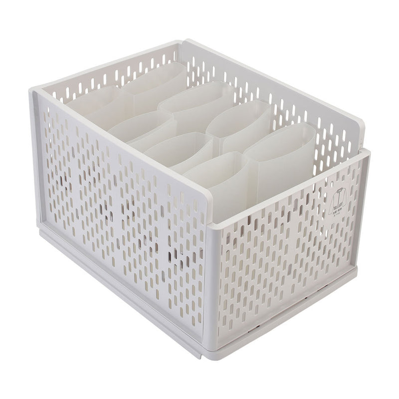 Lifeideas Plastic Stackable Clothes Storage Basket Drawer Organizer