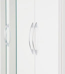 NEVADA 6 DOOR 2 DRAWER WARDROBE - WHITE GLOSS