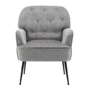 Livingandhome Elegant Chenille Leisure Chair
