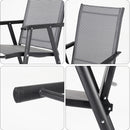 Breeins Metallic-Frame and Fabric Foldable Chairs Set of 2/4
