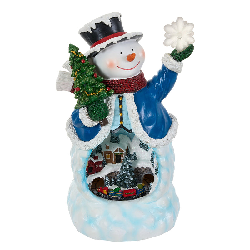 Lifeideas Christmas Snowman Music Box Ornament