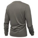 Long-Sleeved Crew Neck T-Shirt Grey
