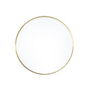 Livingandhome Nordic Round Bathroom Framed Mirror Wall Hanging