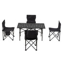 Portable Folding Camping Table With 4 Chairs