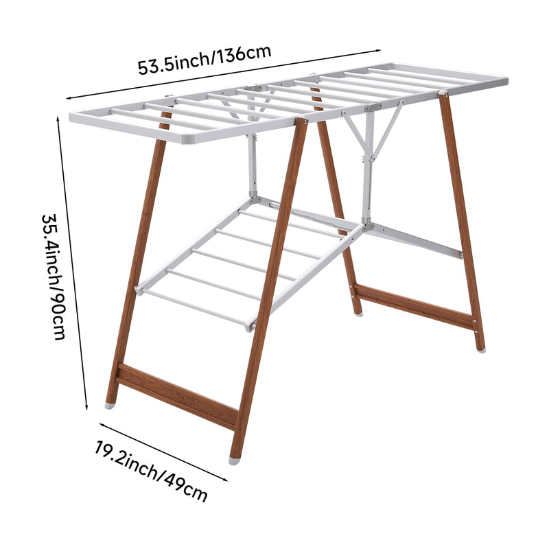 Lifeideas Foldable Aluminium Clothes Drying Rack