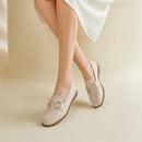 Casual Closed Toe Slip-on Horsebit PU Loafer