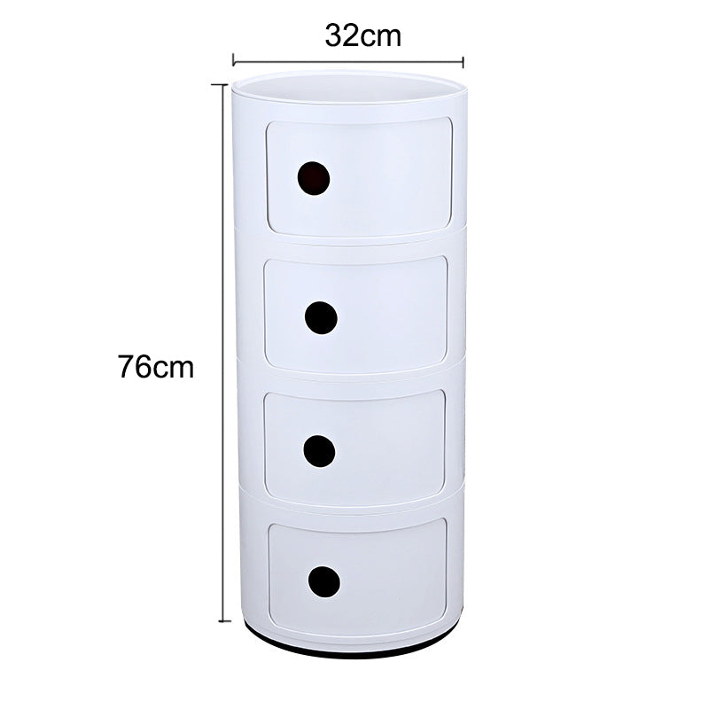 Lifeideas Cylindrical ABS Plastic Storage Cabinet