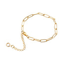 14K Gold Plated Chain Bracelets set