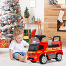 Kid's Ride On Push Car Licensed Mercedes Benz Firefighter