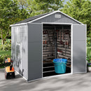 Breeins Outdoor Plastic Garden Storage Shed