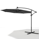 Livingandhome Outdoor 32 LED Lighted Patio Umbrella With Crank Lift System