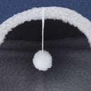 Livingandhome Foldable Multifunctional Cat Bed With Scratching Pad