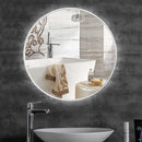 Cottonfy UK Round Bathroom Framed Mirror Wall Hanging