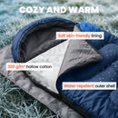 Outsunny Sleeping Bag For Adults, Lightweight & Compact Sleeping Bag, Blue