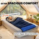 Outsunny Sleeping Bag For Adults, Lightweight & Compact Sleeping Bag, Blue