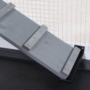 PawHut 2-Tier Wooden Rabbit Hutch Guinea Pig House Pet Cage Outdoor w/ Tray Ramp