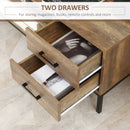 HOMCOM TV Stand For TV Up To 50 Inches With Storage Coffee