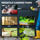 Outsunny 2200W Power Washer 170 Bar Pressure with Adjustable Nozzle