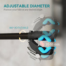 HOMCOM Bike Repair Stand, Wall Mount Bike Workstand W/ Adjustable Clamp