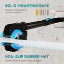 HOMCOM Bike Repair Stand, Wall Mount Bike Workstand W/ Adjustable Clamp